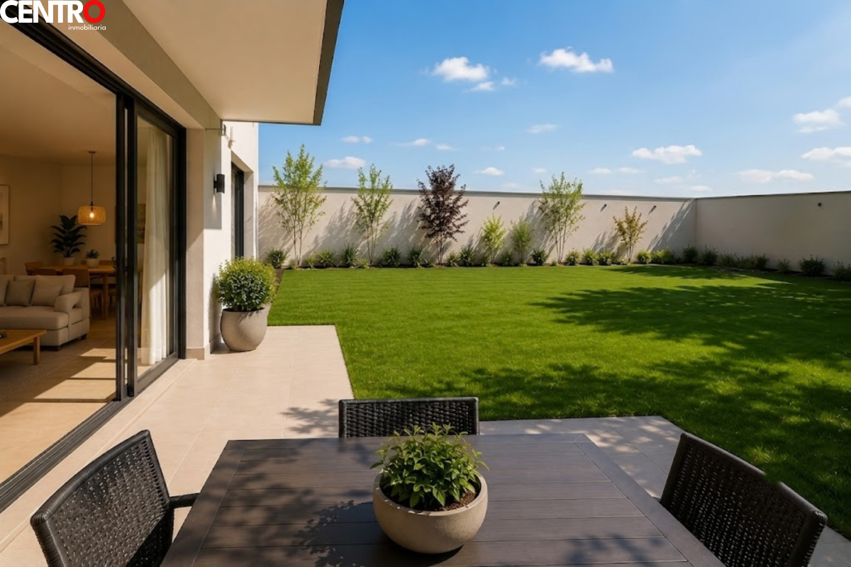 Piso con jardín propio en Huétor Vega